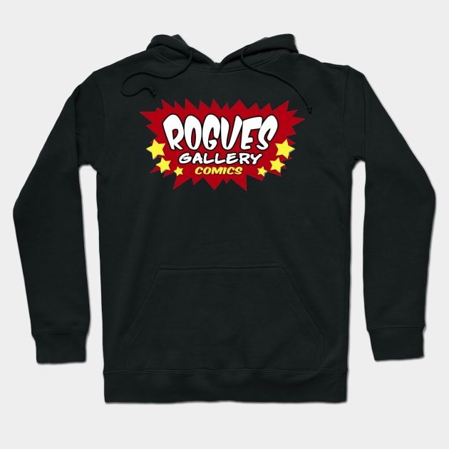 Rogues Gallery Comics Logo Hoodie by Rogues Gallery Comics
